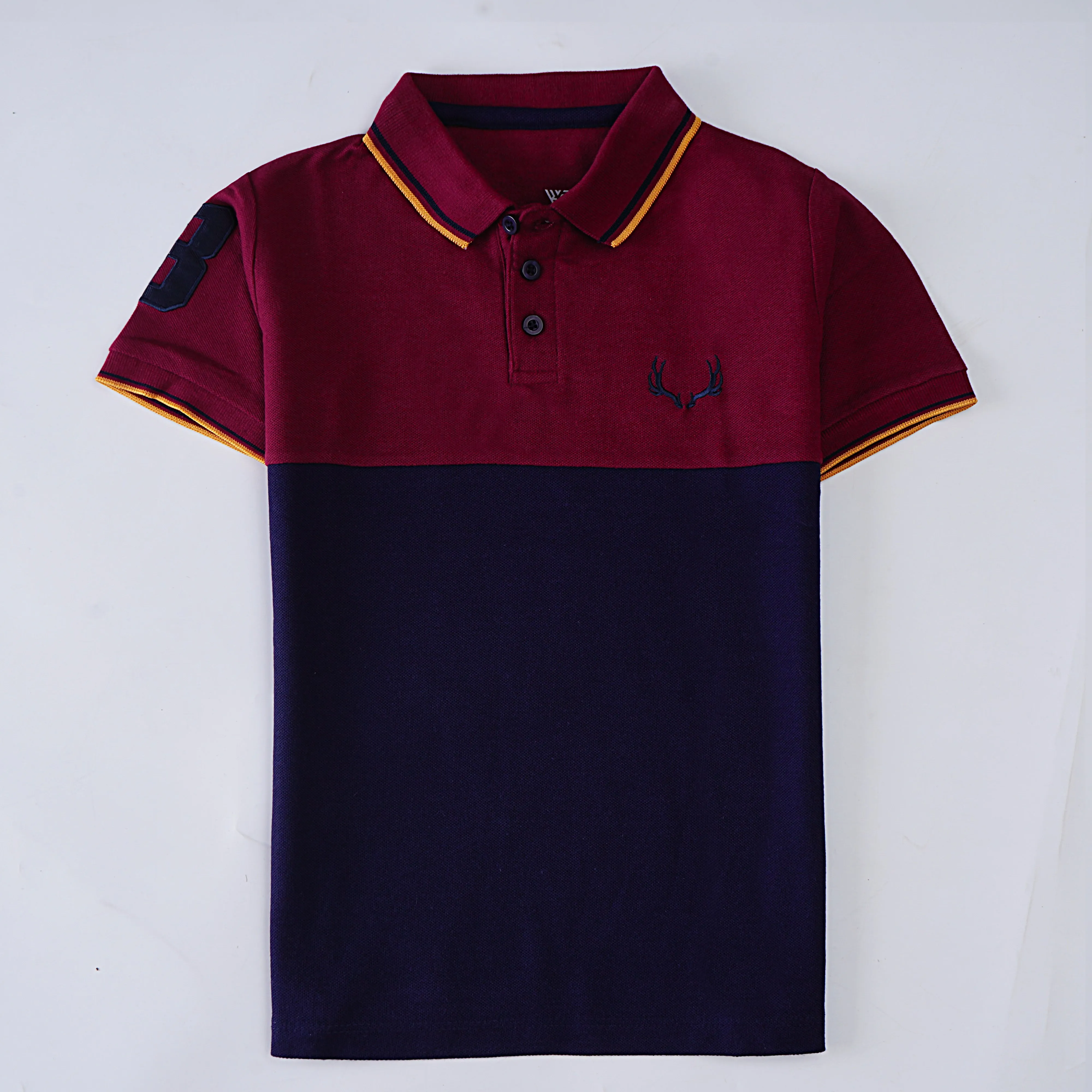 Boys Half Sleeves Polo T-Shirt (Markhor)