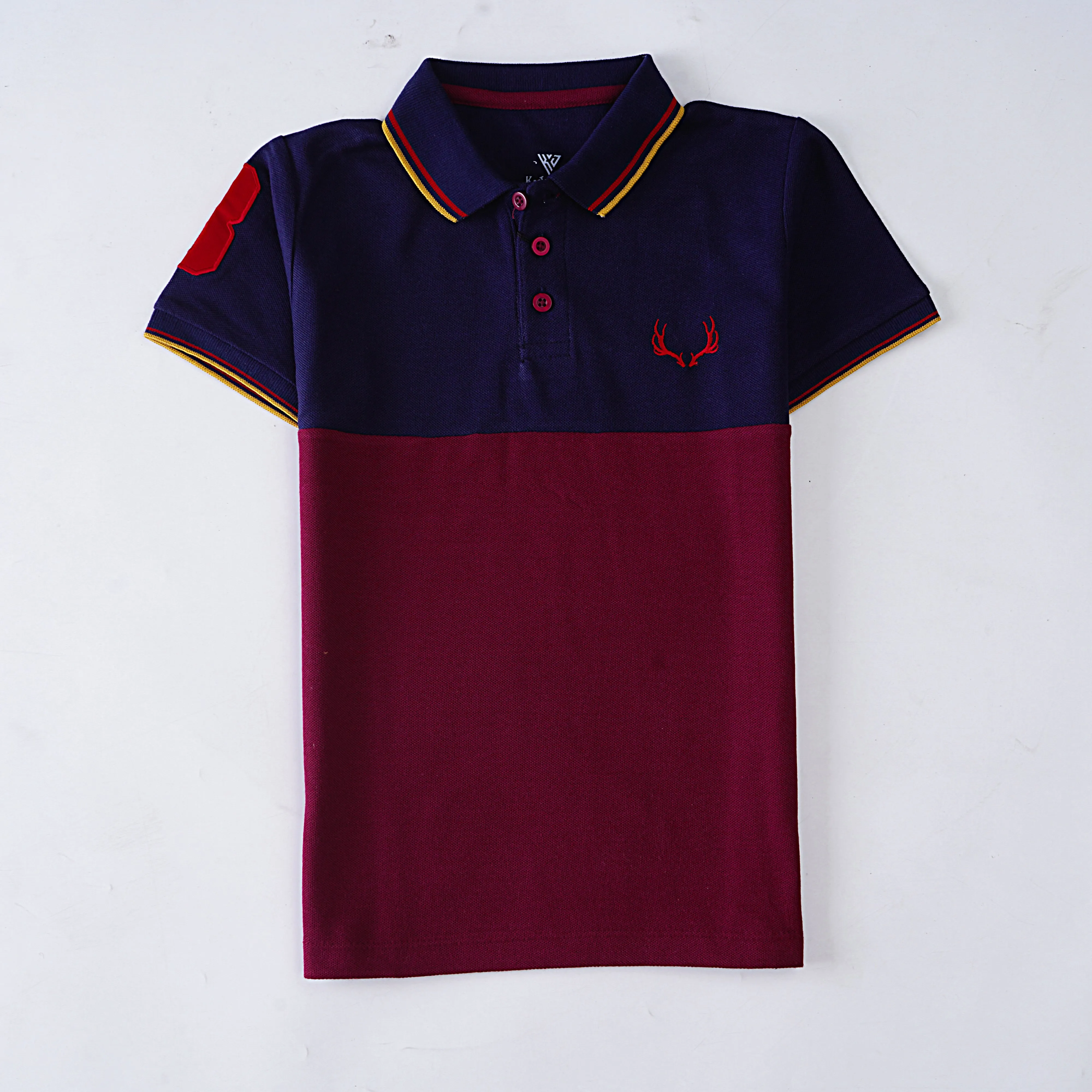 Boys Half Sleeves Polo T-Shirt (Markhor)