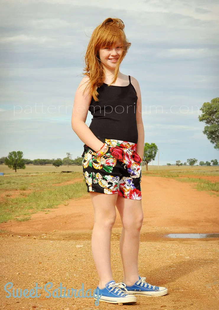 Honeybuns | Girls Shorts Sewing Pattern