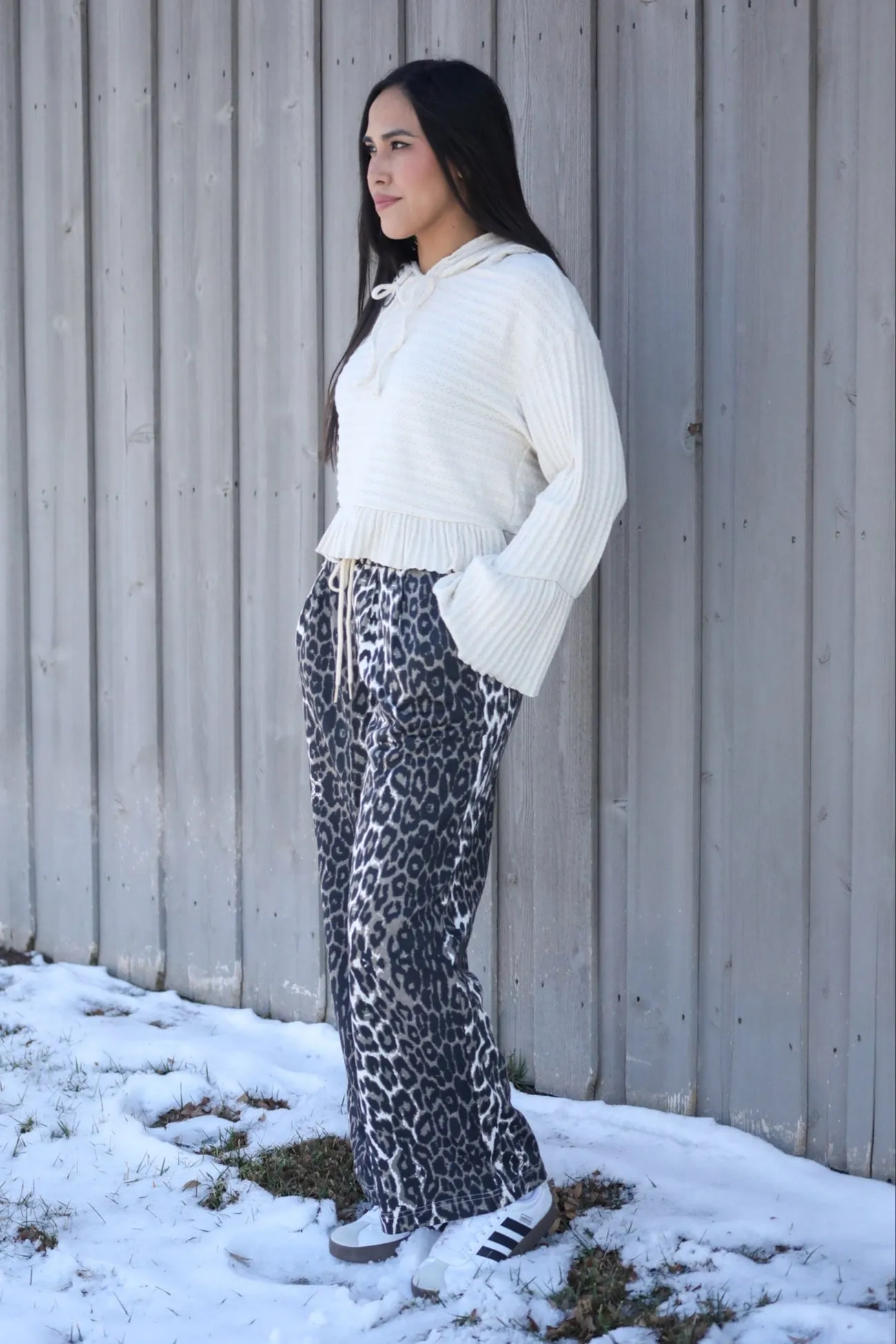 Leader Of The Pack Drawstring Leopard Pants
