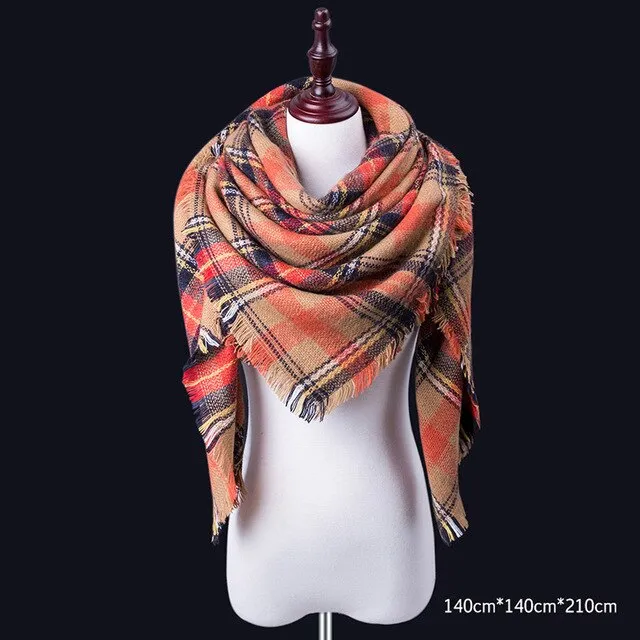 Luxury Knitted Shawl and Scarf