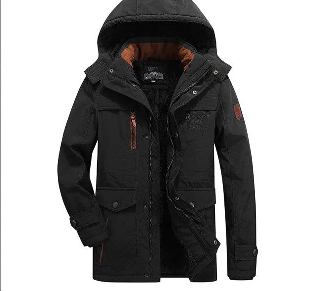 Men's Casual Classic Winter Jacket Up To 6XL