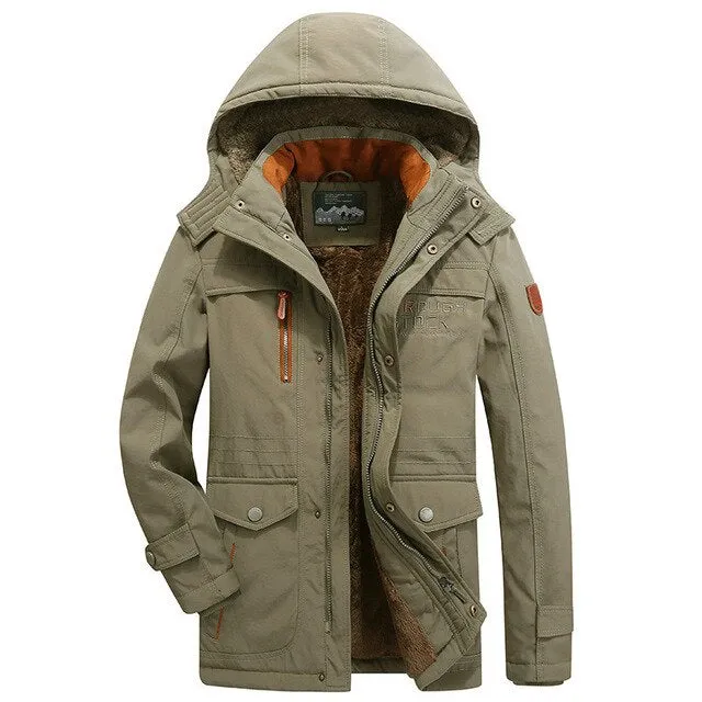 Men's Casual Classic Winter Jacket Up To 6XL