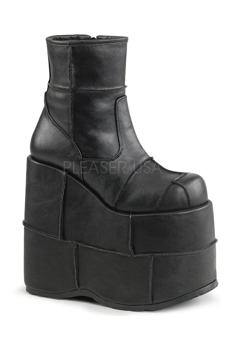STACK-201-Black|Faux Leather
